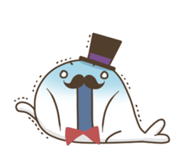 seal where I'm a gentleman sticker #4513732