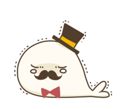 seal where I'm a gentleman sticker #4513741