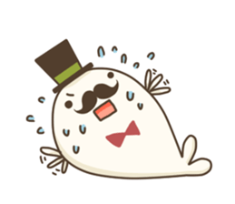 seal where I'm a gentleman sticker #4513753