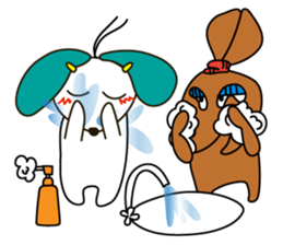 Everyday Cha and Shiro -At Home- sticker #4513769