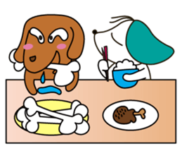 Everyday Cha and Shiro -At Home- sticker #4513770