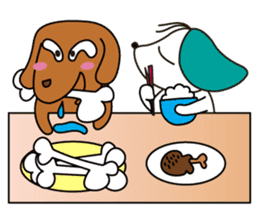 Everyday Cha and Shiro -At Home- sticker #4513770