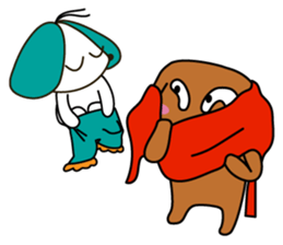 Everyday Cha and Shiro -At Home- sticker #4513772