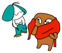 Everyday Cha and Shiro -At Home- sticker #4513772