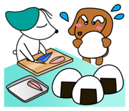 Everyday Cha and Shiro -At Home- sticker #4513777