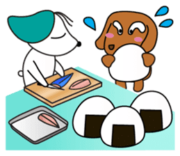 Everyday Cha and Shiro -At Home- sticker #4513777
