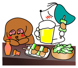 Everyday Cha and Shiro -At Home- sticker #4513778