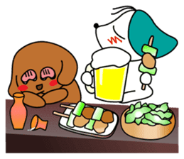 Everyday Cha and Shiro -At Home- sticker #4513778