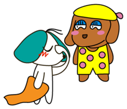 Everyday Cha and Shiro -At Home- sticker #4513784