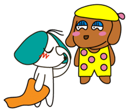 Everyday Cha and Shiro -At Home- sticker #4513784