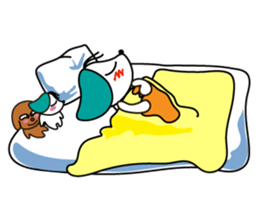 Everyday Cha and Shiro -At Home- sticker #4513785