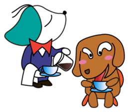 Everyday Cha and Shiro -At Home- sticker #4513786