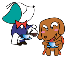Everyday Cha and Shiro -At Home- sticker #4513786