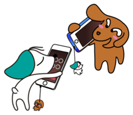 Everyday Cha and Shiro -At Home- sticker #4513788