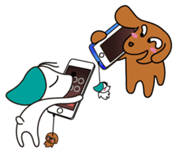 Everyday Cha and Shiro -At Home- sticker #4513788
