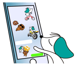 Everyday Cha and Shiro -At Home- sticker #4513789