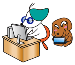 Everyday Cha and Shiro -At Home- sticker #4513790