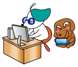 Everyday Cha and Shiro -At Home- sticker #4513790