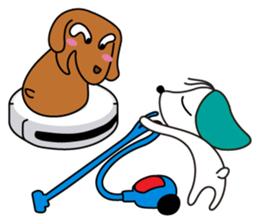 Everyday Cha and Shiro -At Home- sticker #4513792