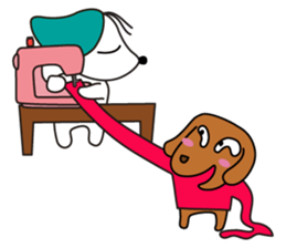 Everyday Cha and Shiro -At Home- sticker #4513795