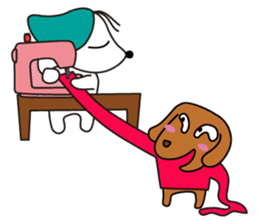 Everyday Cha and Shiro -At Home- sticker #4513795