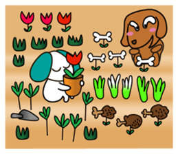 Everyday Cha and Shiro -At Home- sticker #4513801
