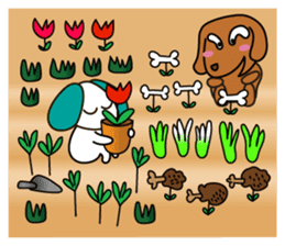 Everyday Cha and Shiro -At Home- sticker #4513801