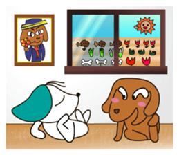 Everyday Cha and Shiro -At Home- sticker #4513802