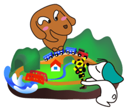 Everyday Cha and Shiro -At Home- sticker #4513805
