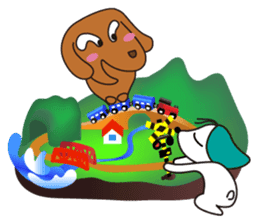 Everyday Cha and Shiro -At Home- sticker #4513805