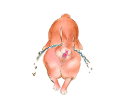 Fancy rabbits sticker #4513930