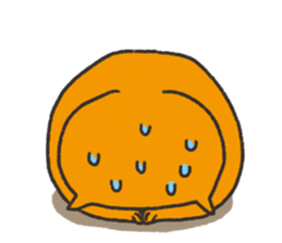 Orange cat name is Pochi sticker #4513975