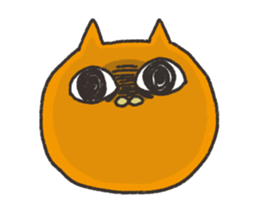 Orange cat name is Pochi sticker #4513980
