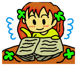 fairy of a clover yuppi. sticker #4514048