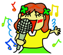 fairy of a clover yuppi. sticker #4514049