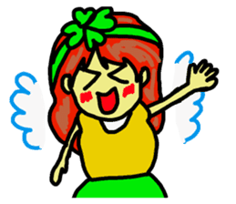 fairy of a clover yuppi. sticker #4514050