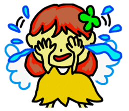 fairy of a clover yuppi. sticker #4514051