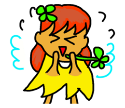 fairy of a clover  yuppi. sticker #4514052