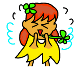fairy of a clover yuppi. sticker #4514052