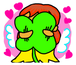 fairy of a clover  yuppi. sticker #4514054
