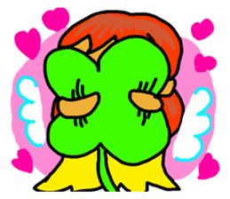 fairy of a clover yuppi. sticker #4514054
