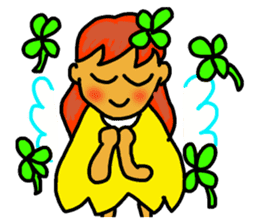 fairy of a clover yuppi. sticker #4514055