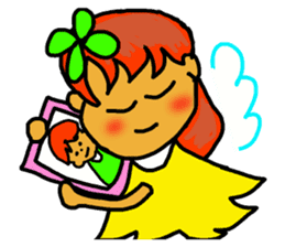 fairy of a clover yuppi. sticker #4514056