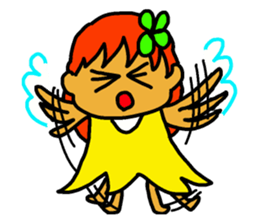 fairy of a clover  yuppi. sticker #4514057