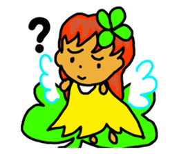 fairy of a clover  yuppi. sticker #4514058