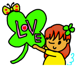 fairy of a clover  yuppi. sticker #4514059