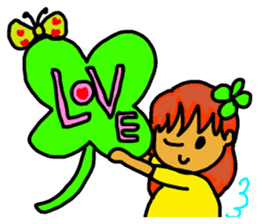 fairy of a clover yuppi. sticker #4514059