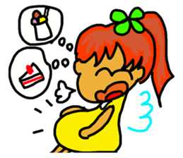 fairy of a clover  yuppi. sticker #4514061