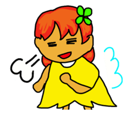 fairy of a clover  yuppi. sticker #4514062