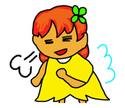fairy of a clover yuppi. sticker #4514062